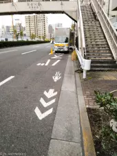 truck-in-the-bus/bike-lane