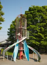 rocket-slide-at-a-park-in-Fussa