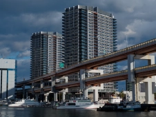 twin-residential-towers,-water's-edge