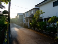 a-short-street-at-sunrise