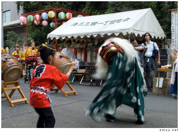 street festival scene