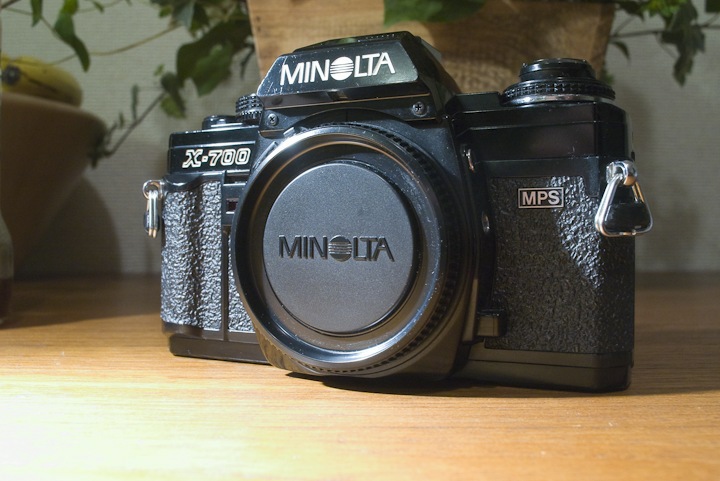 Minolta X-700 plus griptac leather