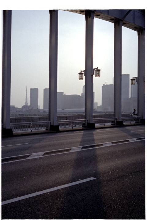 shadow over Harumi bridge