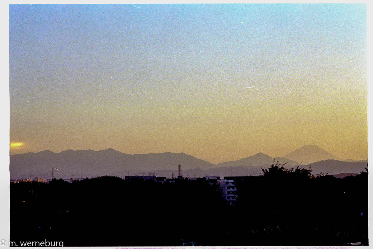 Fujisan sunset