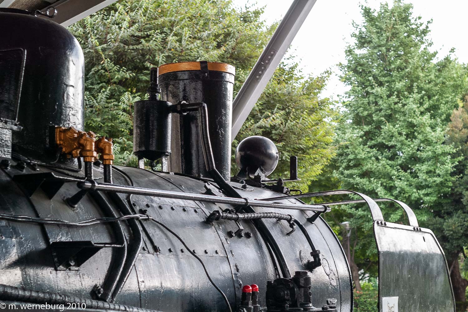 details-old Japanese steam train