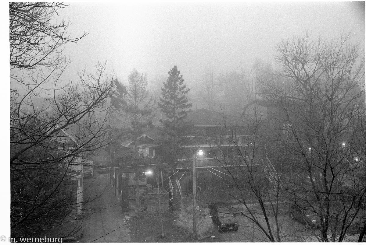 a foggy day in toronto (rare, most years)