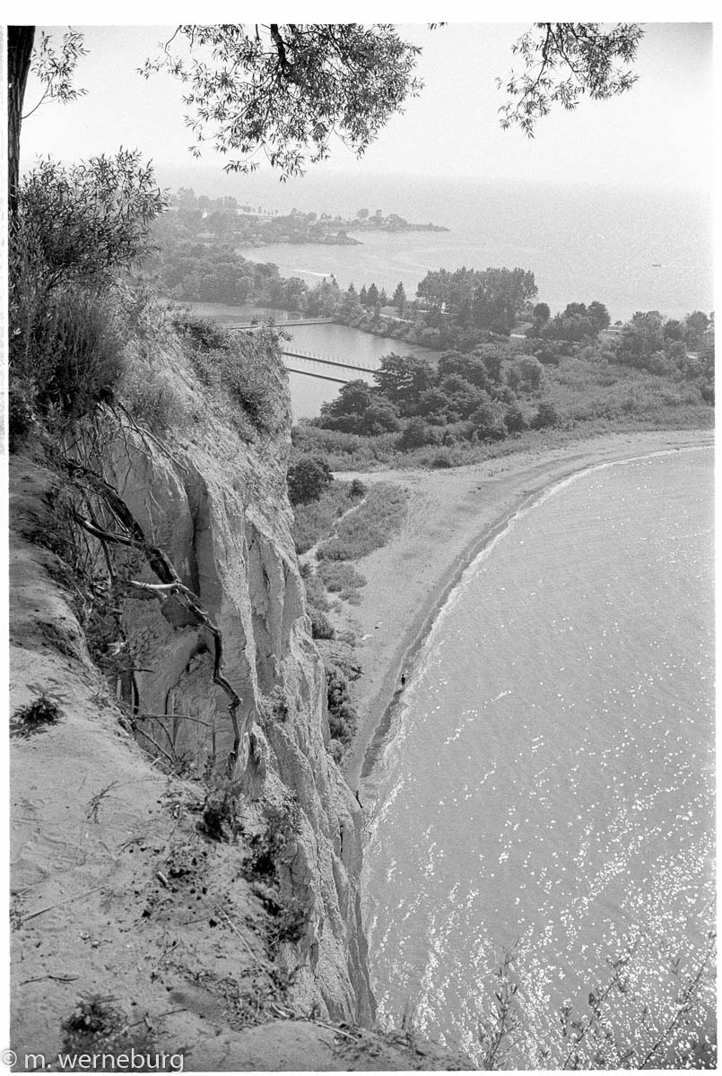 Scarborough bluffs in Toronto's east end