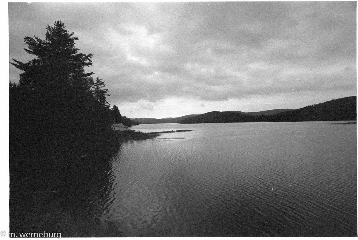 a moody lake in Northern Ontario
