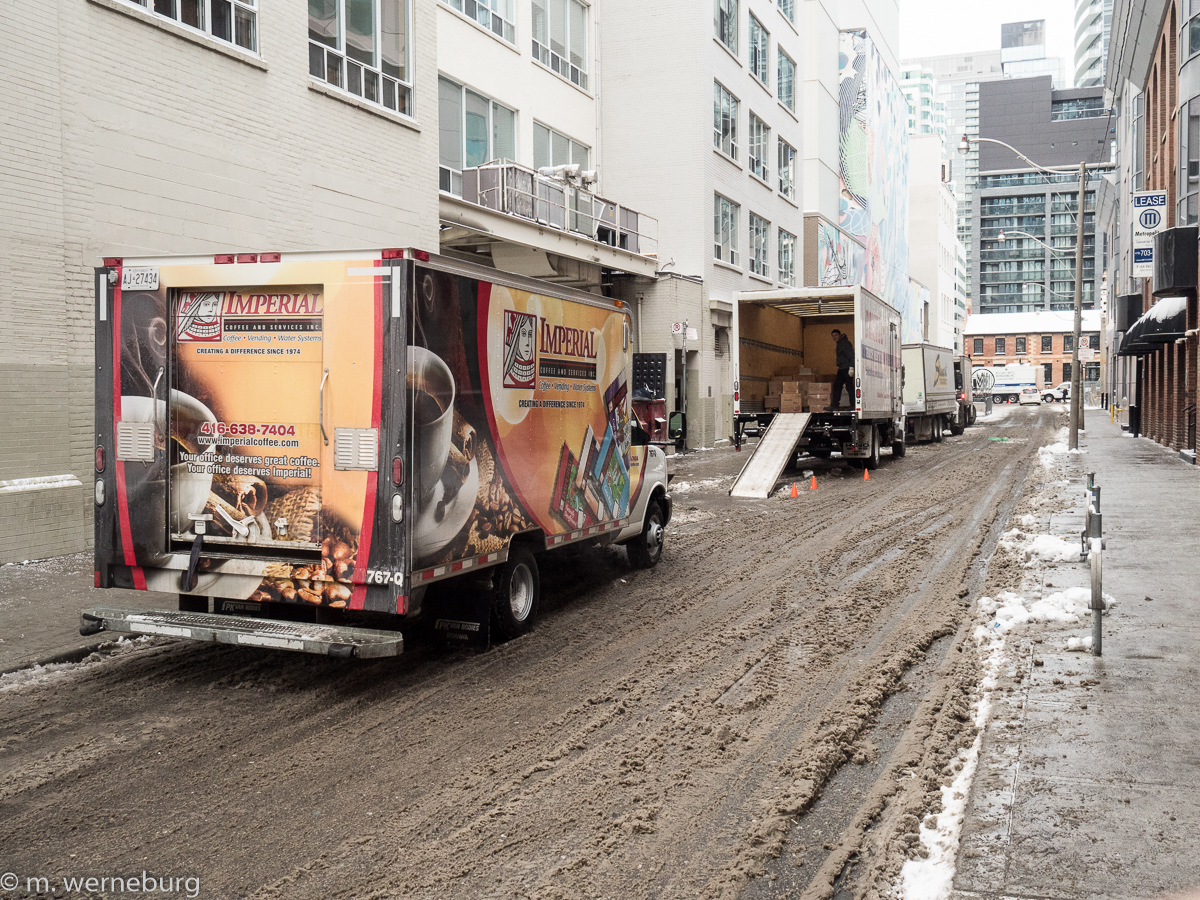 slushy alley delivery trucks