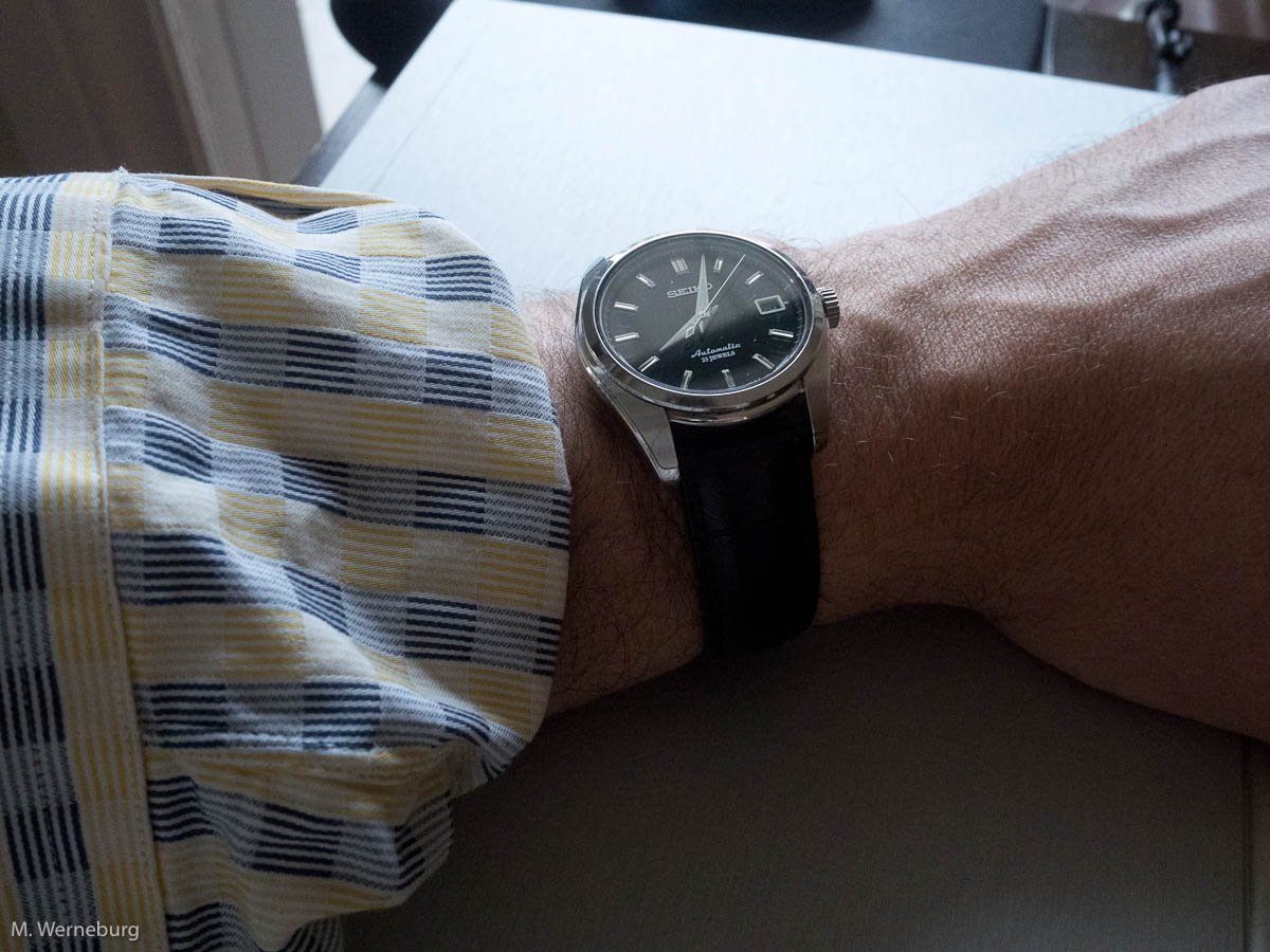 Seiko SARB033 – the obligatory on-wrist shot