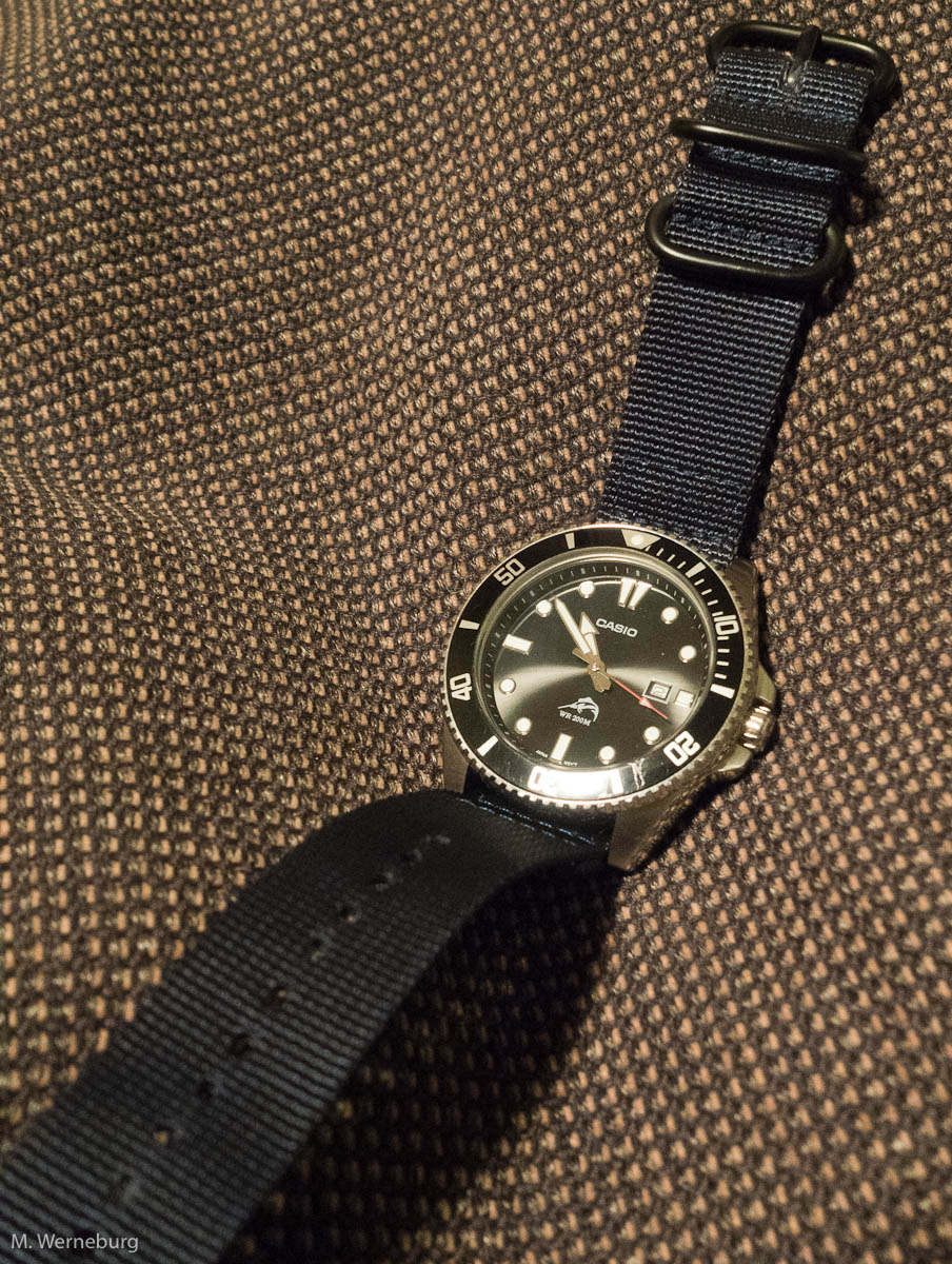 MDV-106 with new crystal and two-piece NATO strap