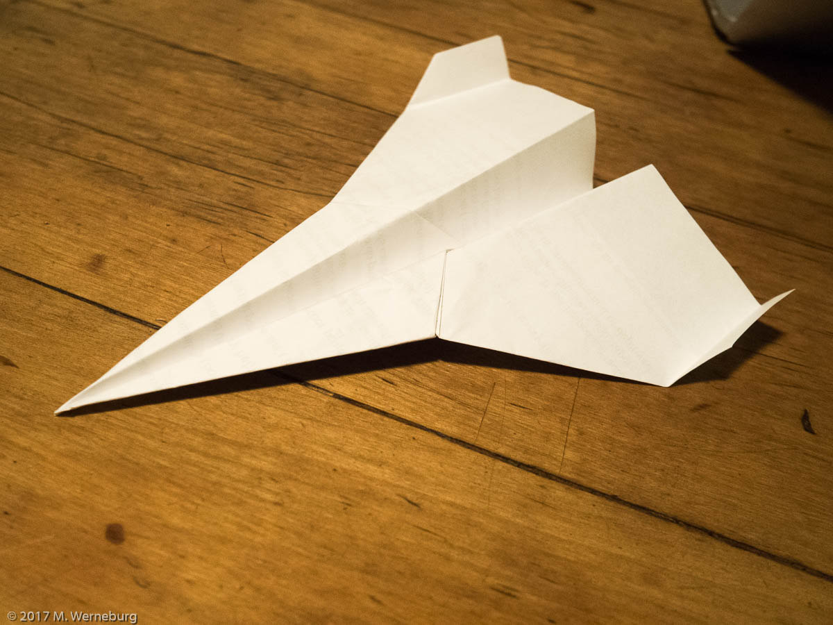 the perfect paper airplane