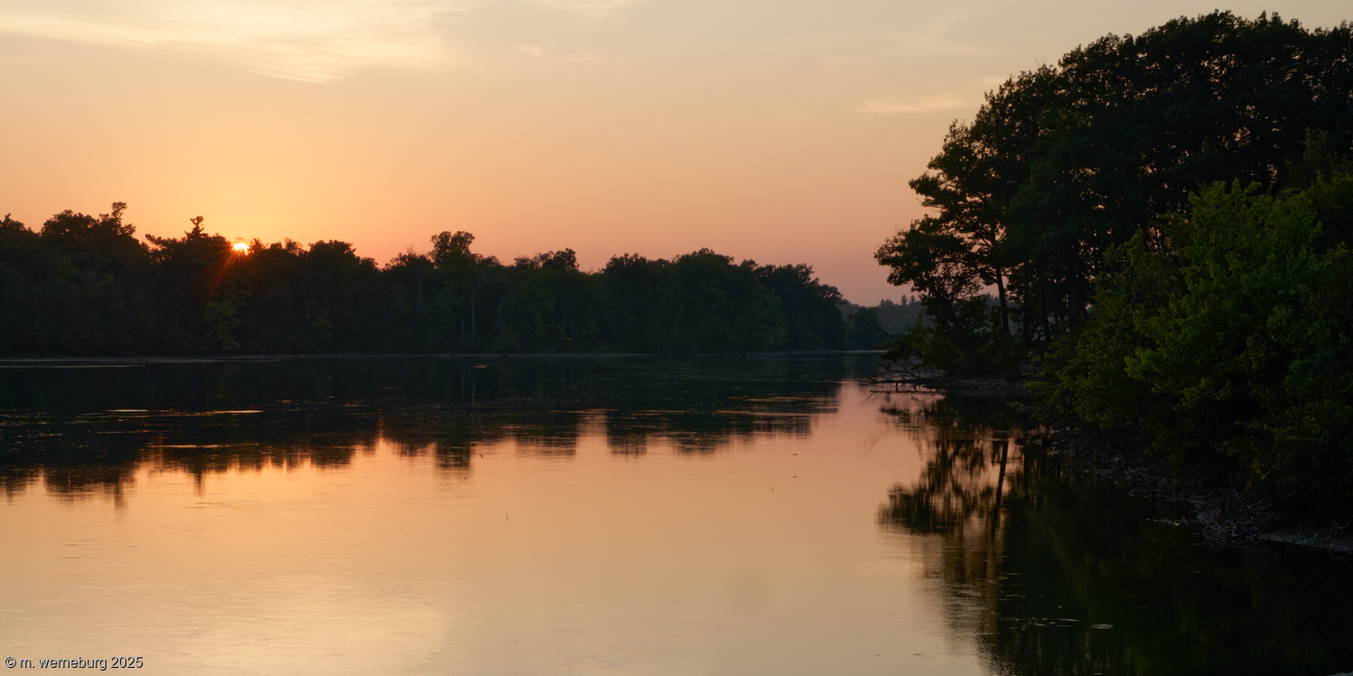 delicate hues of fishing at sunset