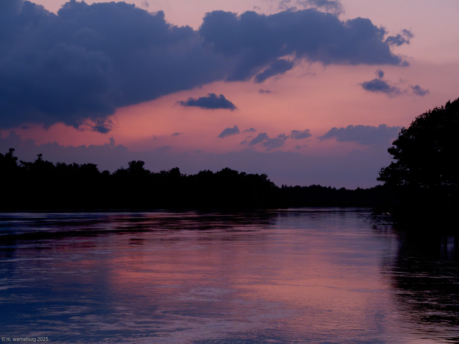 pastel sky for our final fishing