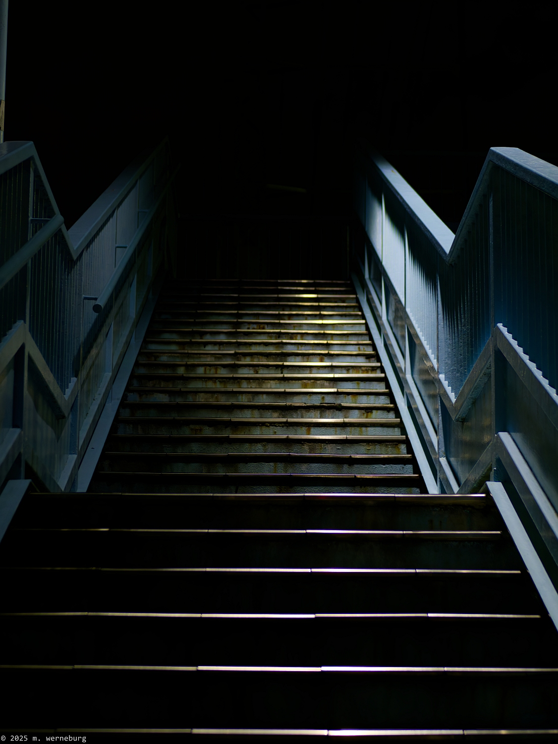 stairs into the dark
