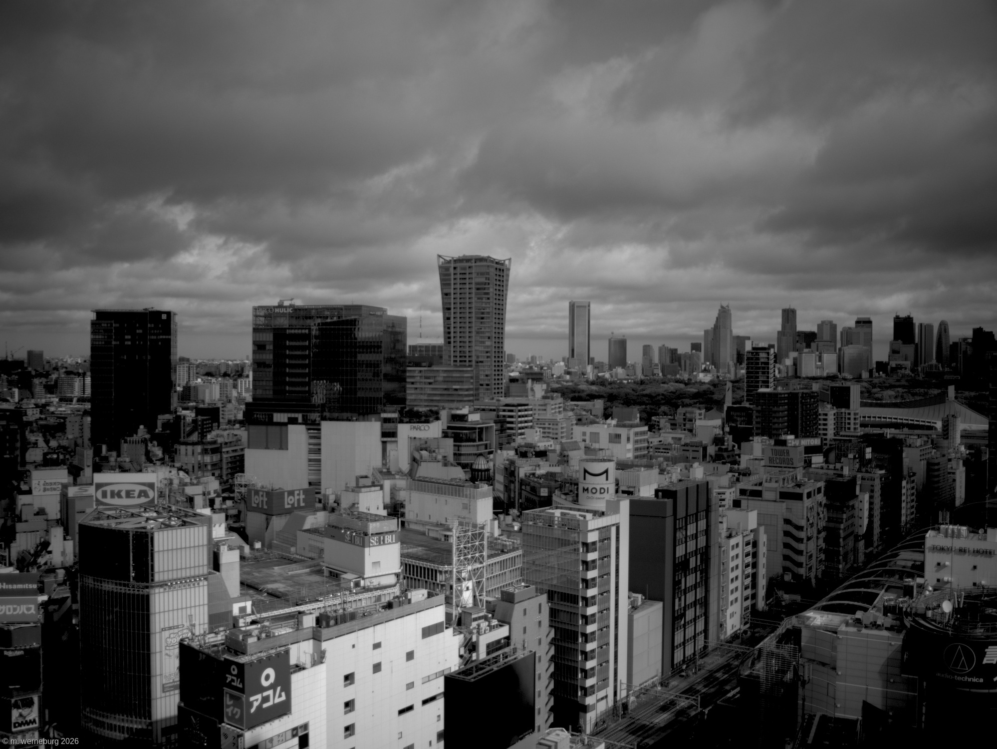 punchy image from Shibuya scramble square