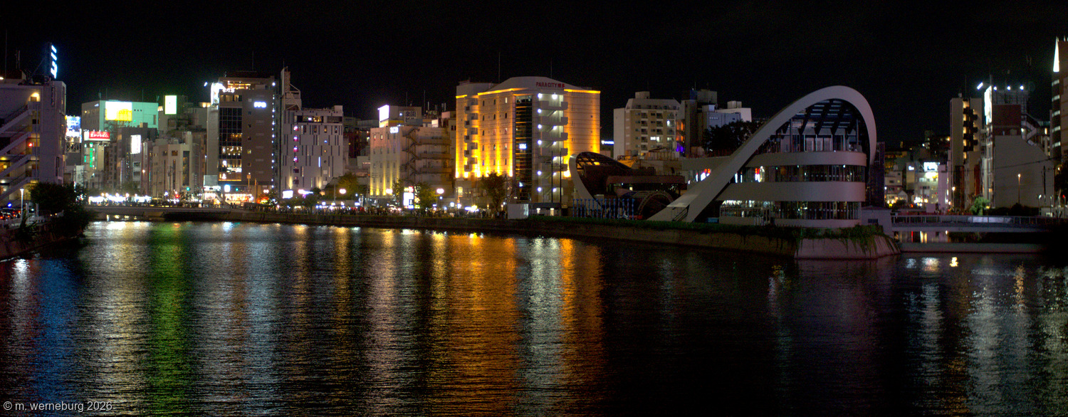 river at night